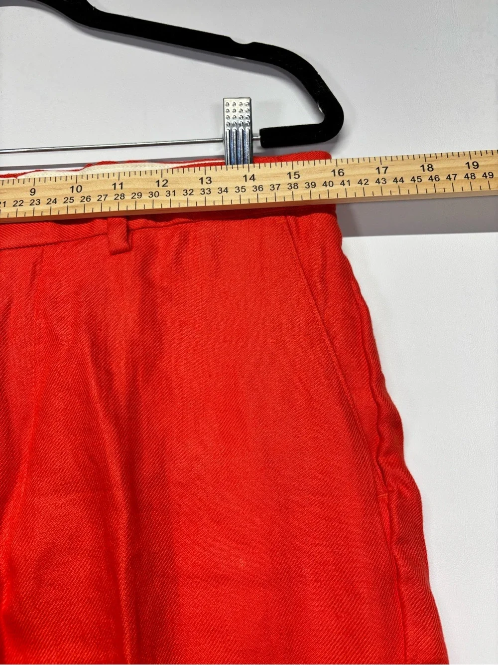 ✨Polo by Ralph Lauren Men’s 100% Linen Pants Vibrant Orange Chinos Size 31x30